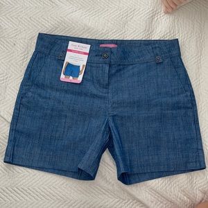 Isaac Mizrahi Chambray Denim Ladies Shorts